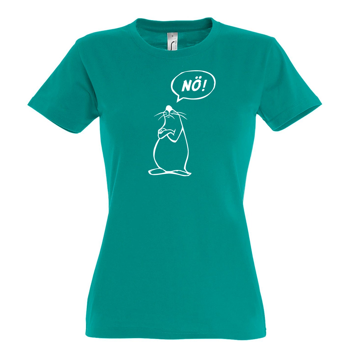 FairWear women's t-shirt 'Nö - comic figure' cotton