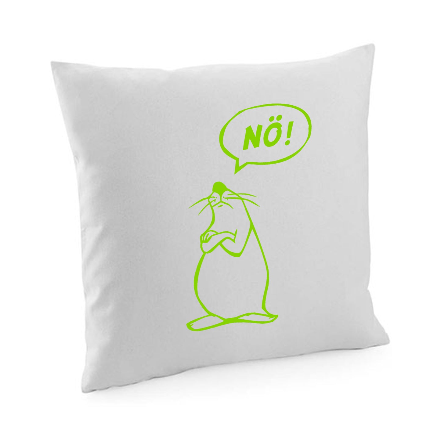 Kissenbezug / cushion cover / Motiv: Nö Comicfigur