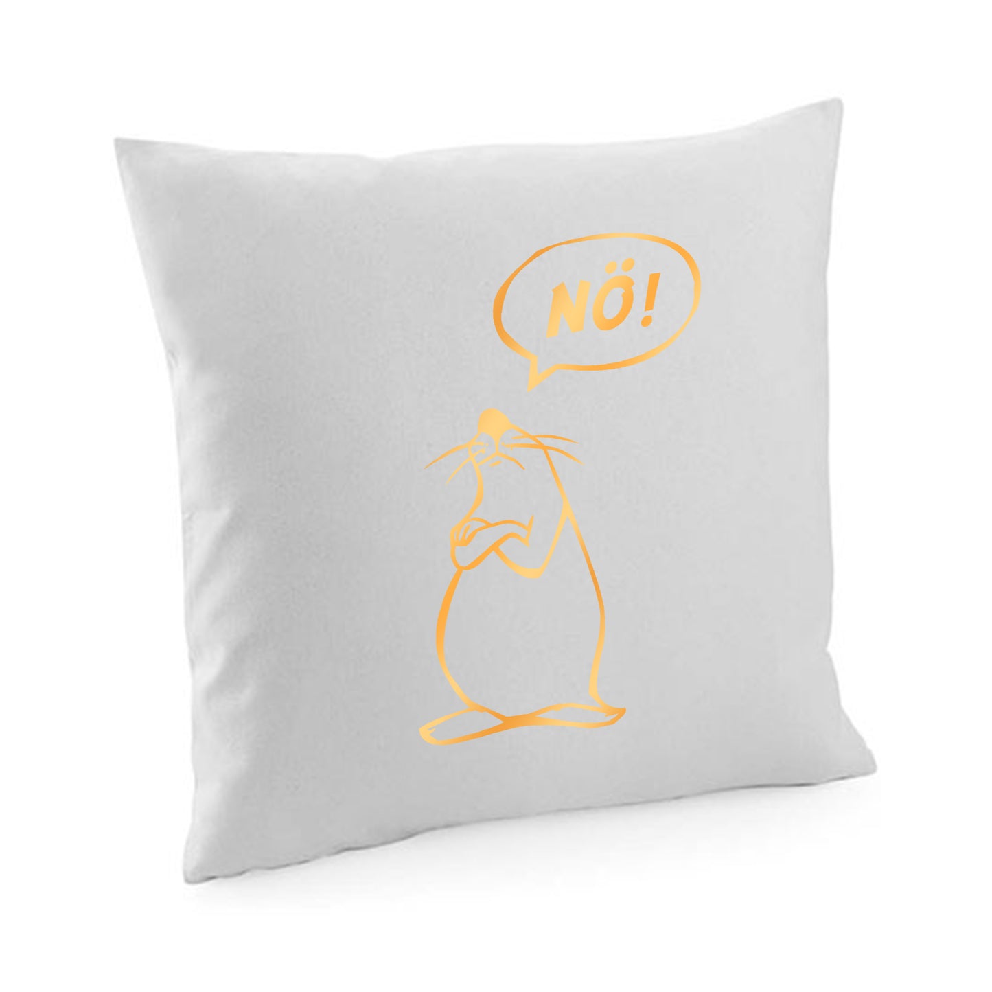 Kissenbezug / cushion cover / Motiv: Nö Comicfigur