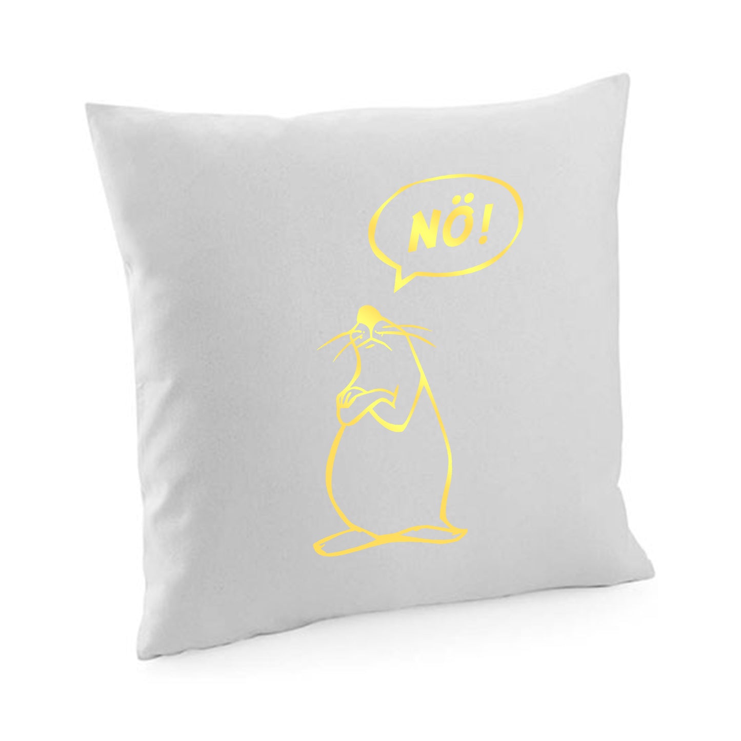 Kissenbezug / cushion cover / Motiv: Nö Comicfigur