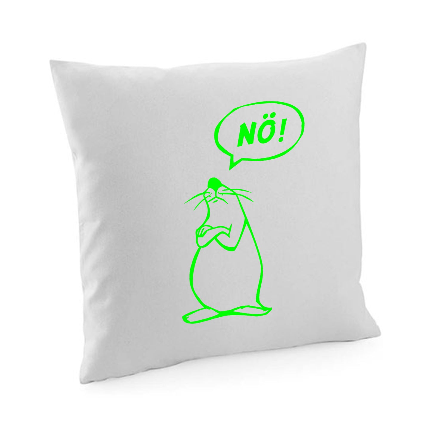 Kissenbezug / cushion cover / Motiv: Nö Comicfigur