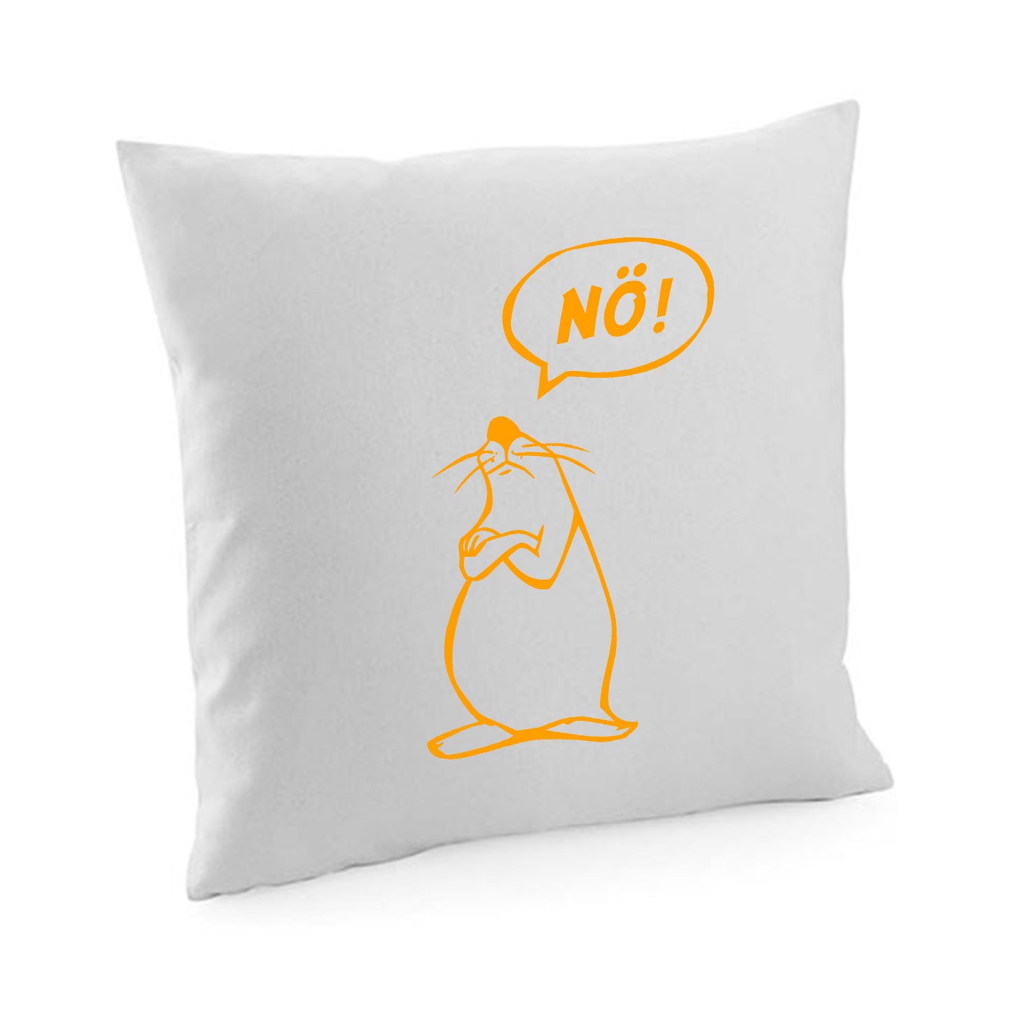 Kissenbezug / cushion cover / Motiv: Nö Comicfigur