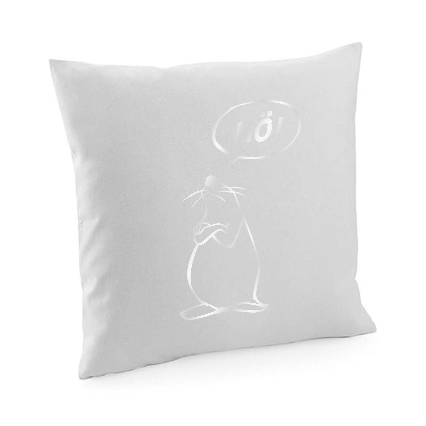 Kissenbezug / cushion cover / Motiv: Nö Comicfigur