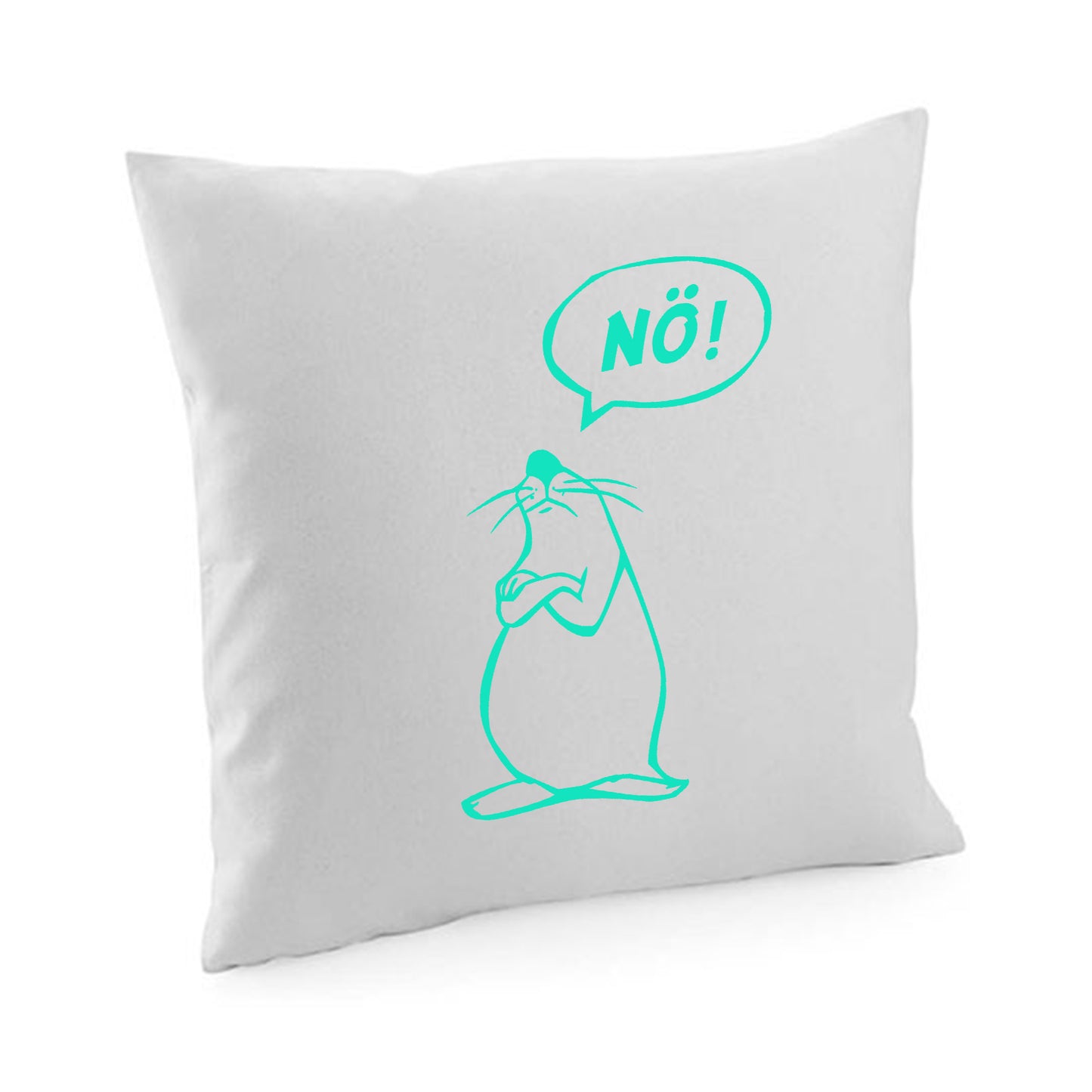 Kissenbezug / cushion cover / Motiv: Nö Comicfigur