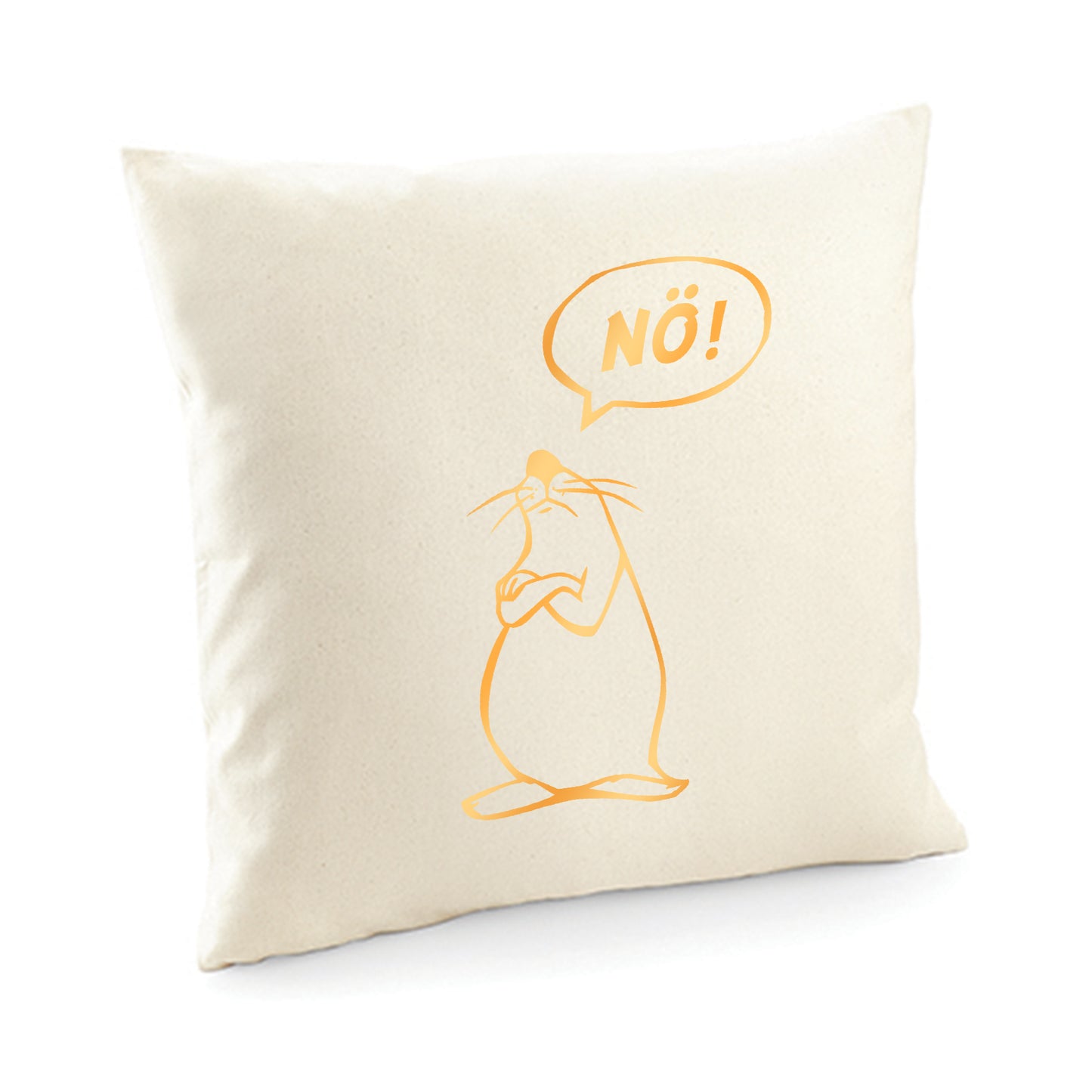 Kissenbezug / cushion cover / Motiv: Nö Comicfigur