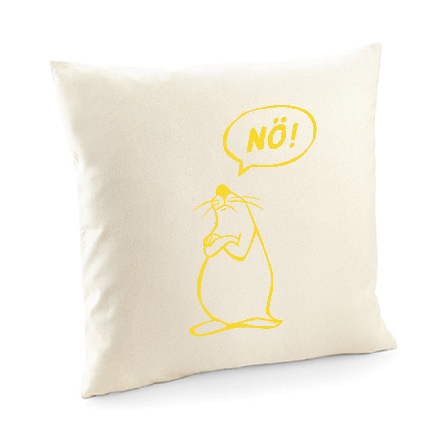 Kissenbezug / cushion cover / Motiv: Nö Comicfigur