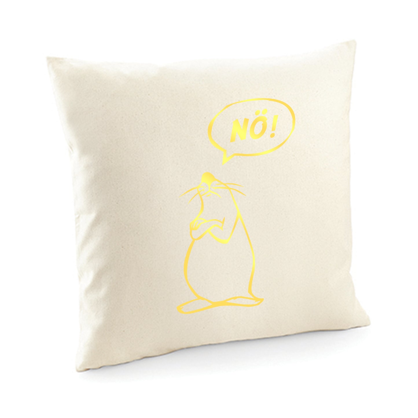 Kissenbezug / cushion cover / Motiv: Nö Comicfigur