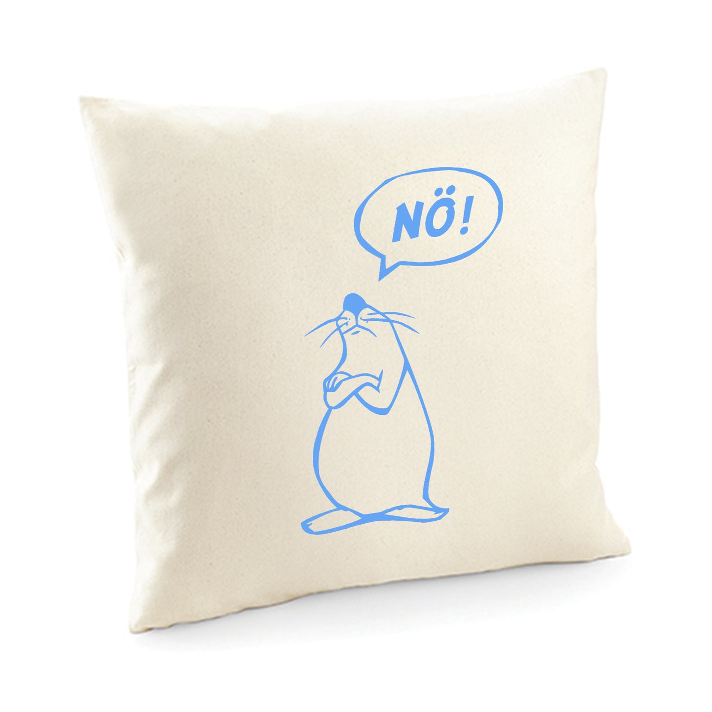 Kissenbezug / cushion cover / Motiv: Nö Comicfigur