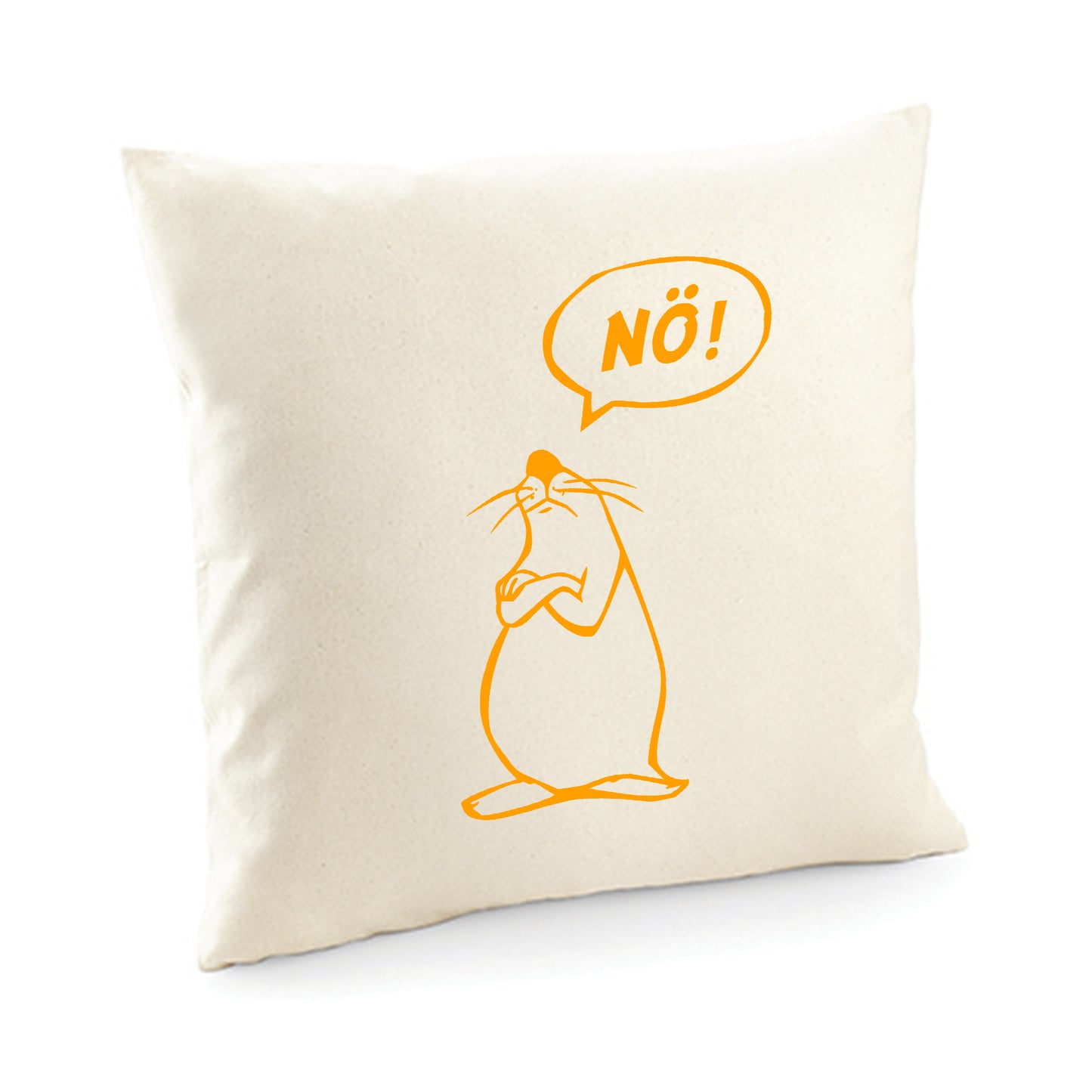 Kissenbezug / cushion cover / Motiv: Nö Comicfigur