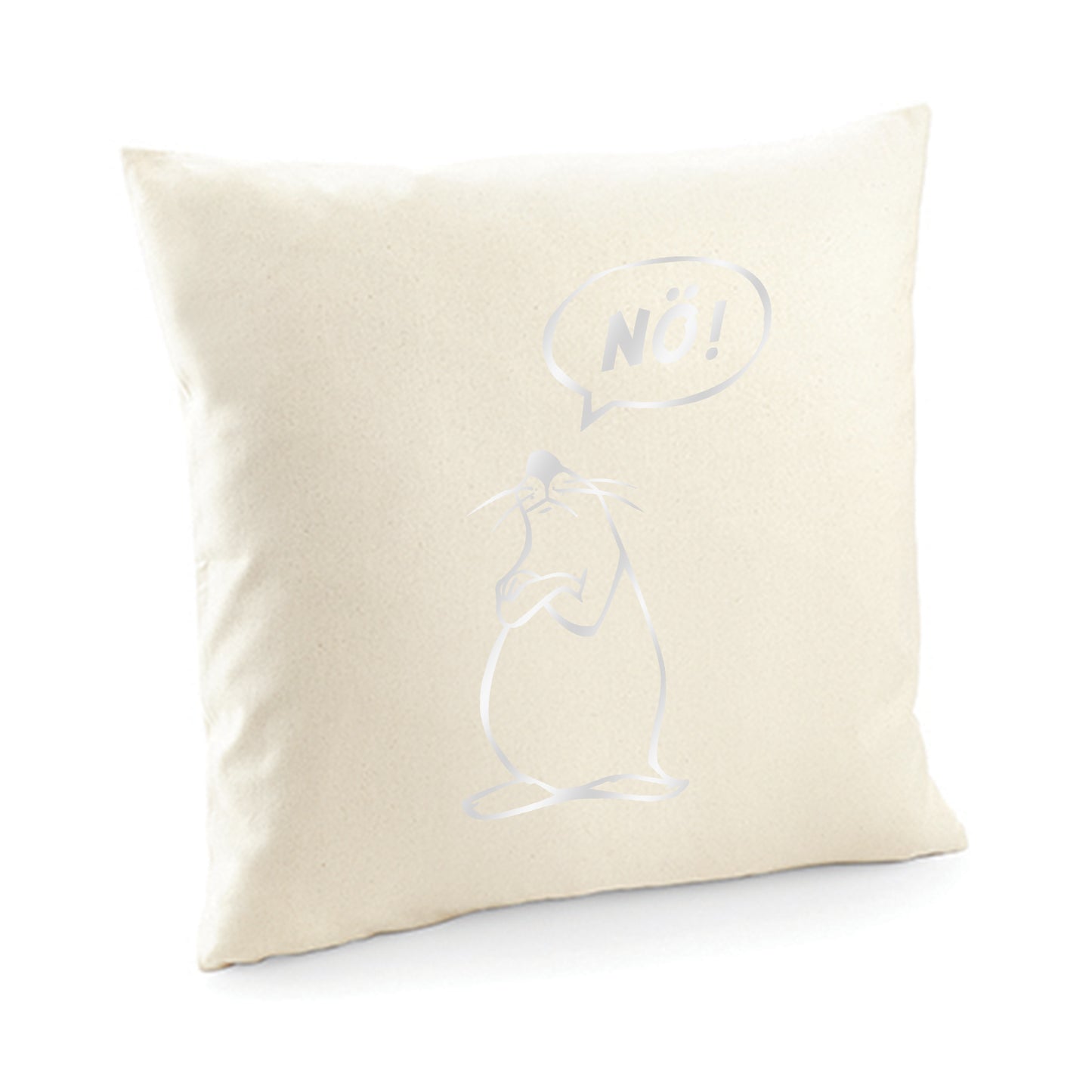 Kissenbezug / cushion cover / Motiv: Nö Comicfigur