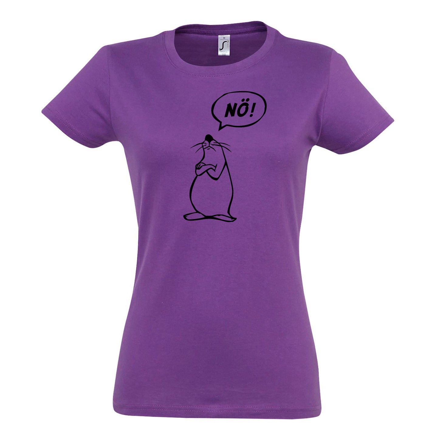 FairWear women's t-shirt 'Nö - comic figure' cotton