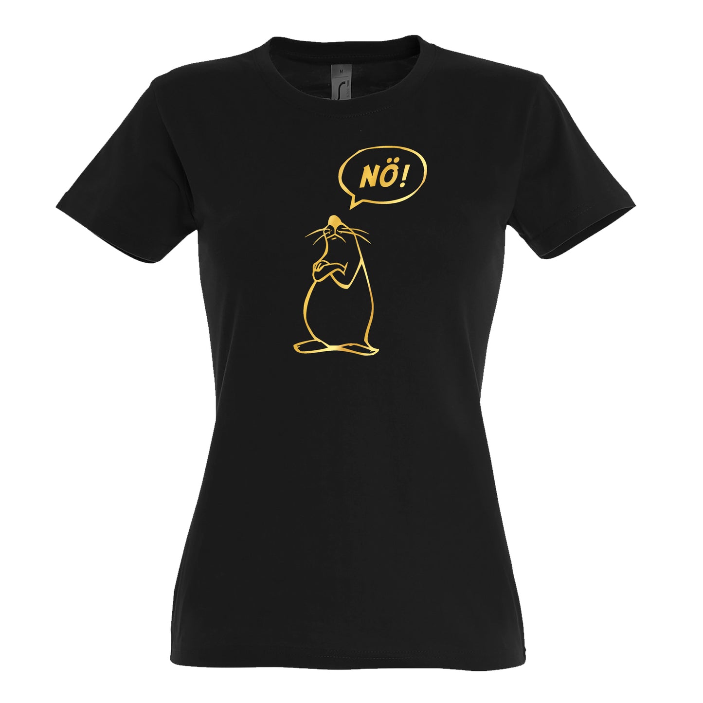 FairWear women's t-shirt 'Nö - comic figure' cotton