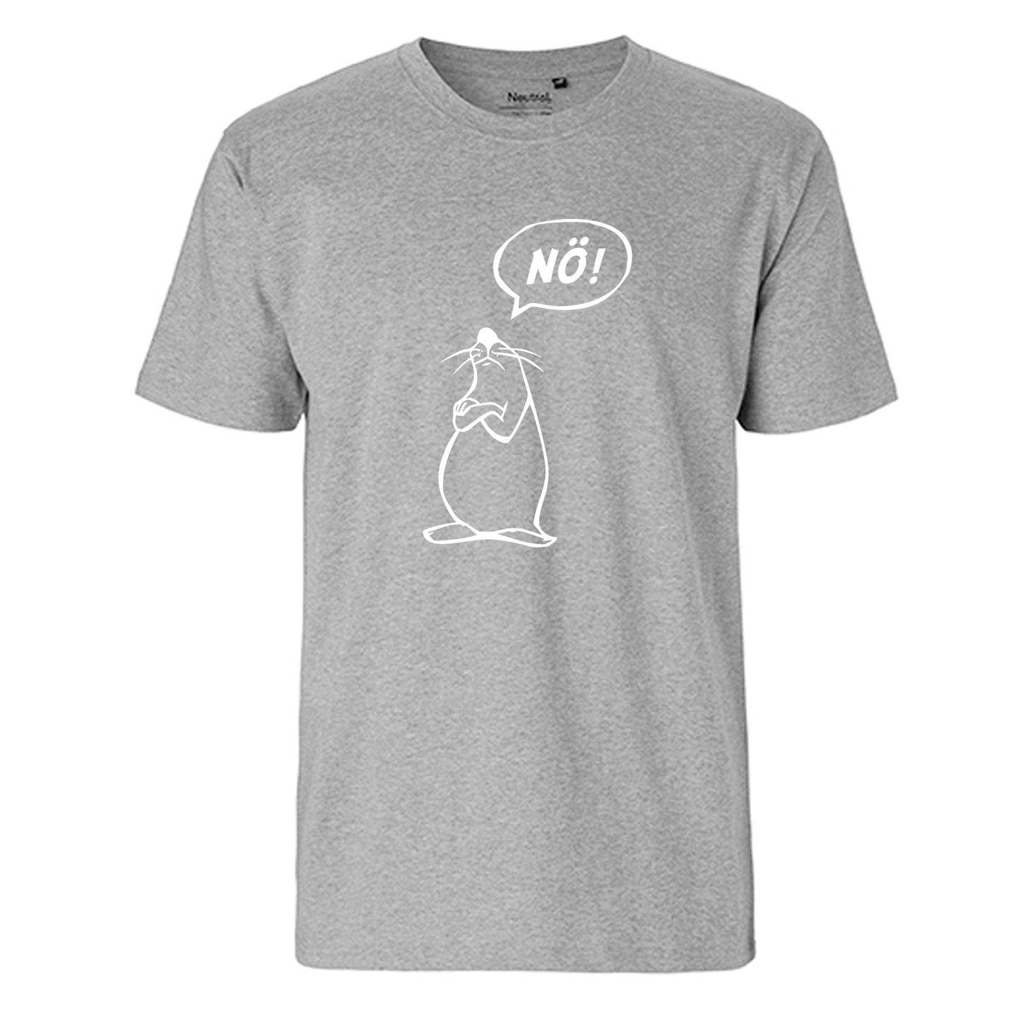 FairTrade Men's T-Shirt 'Nö - Comicfigur' organic cotton