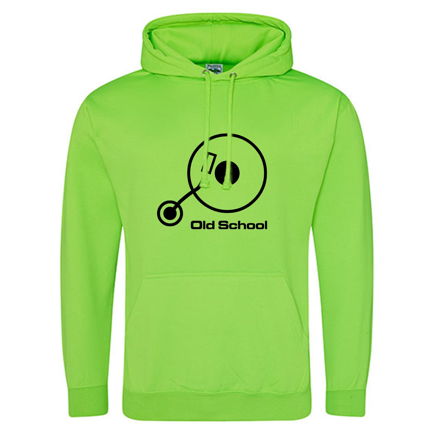 Electric Hoodie / Neon Kapuzenpulli / Motiv: Old School