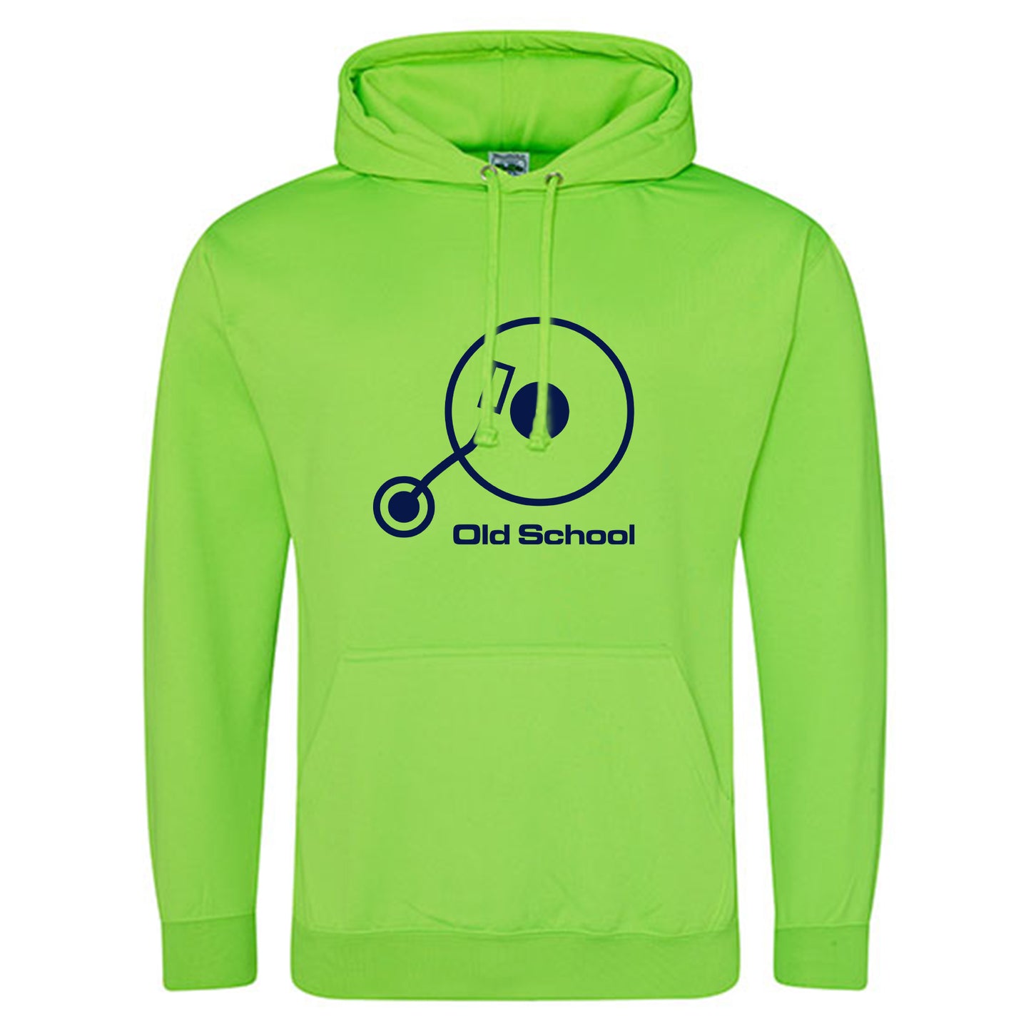 Electric Hoodie / Neon Kapuzenpulli / Motiv: Old School