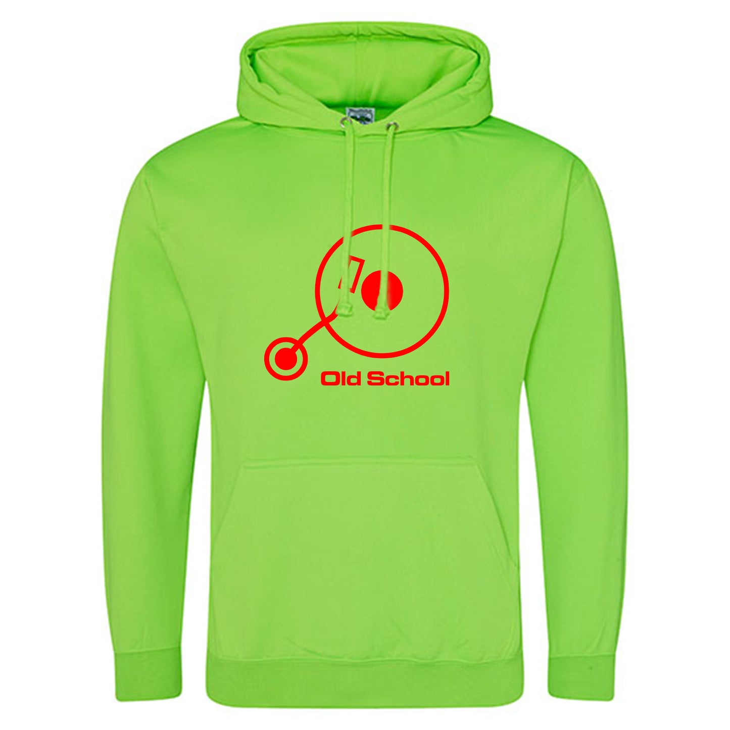 Electric Hoodie / Neon Kapuzenpulli / Motiv: Old School