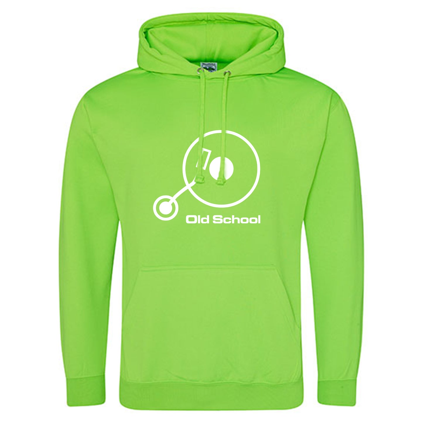 Electric Hoodie / Neon Kapuzenpulli / Motiv: Old School