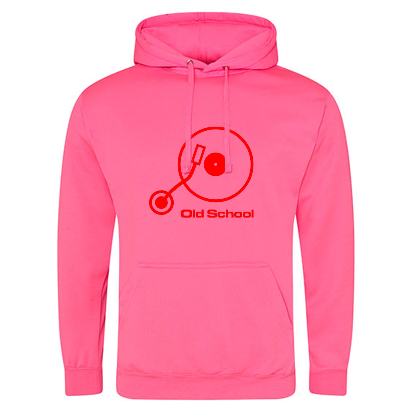 Electric Hoodie / Neon Kapuzenpulli / Motiv: Old School