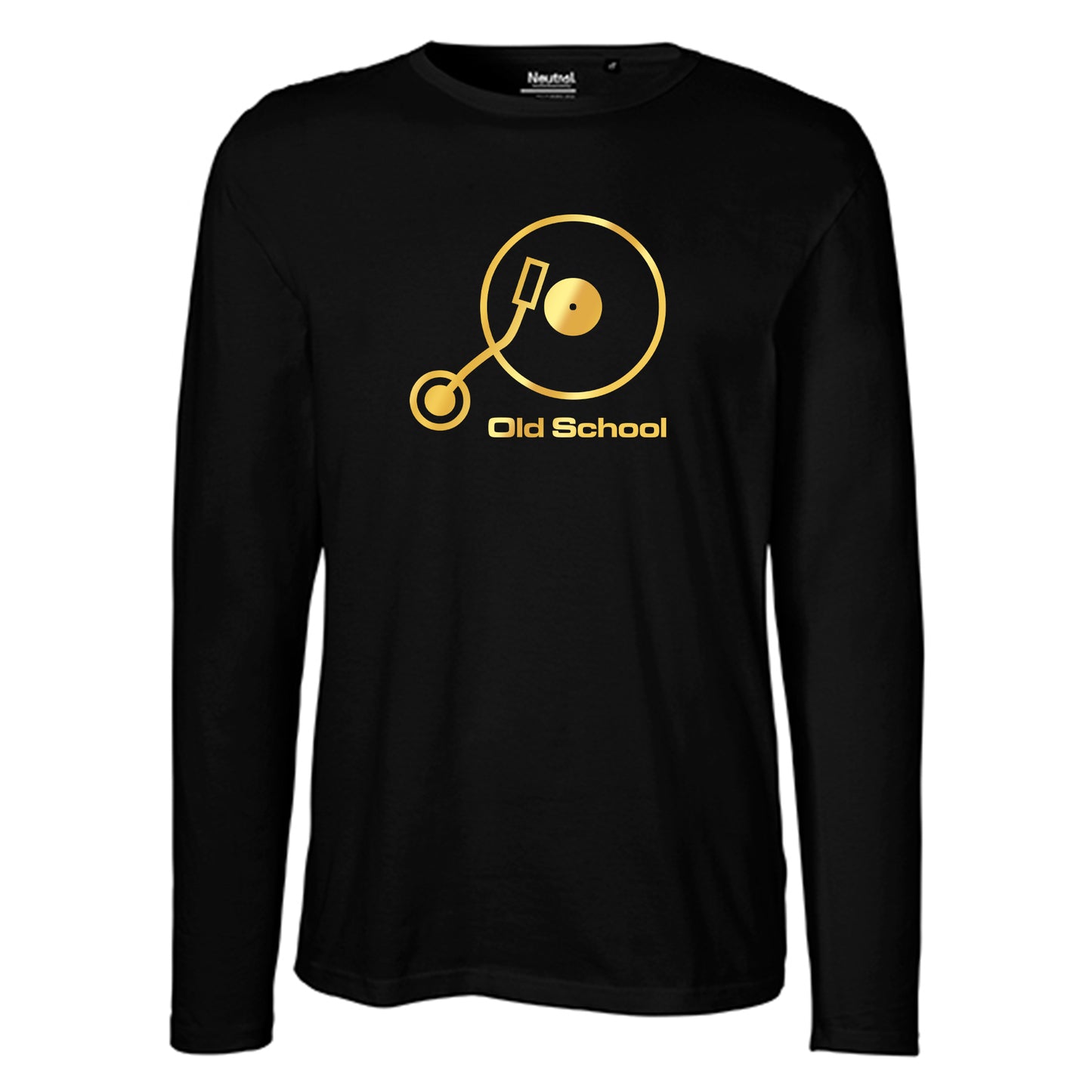 Kopie von Herren FairTrade Longsleeve Shirt | Motiv "Old School" | 100% Bio-Baumwolle und aus nachhaltiger Produktion | Größen S-3XL