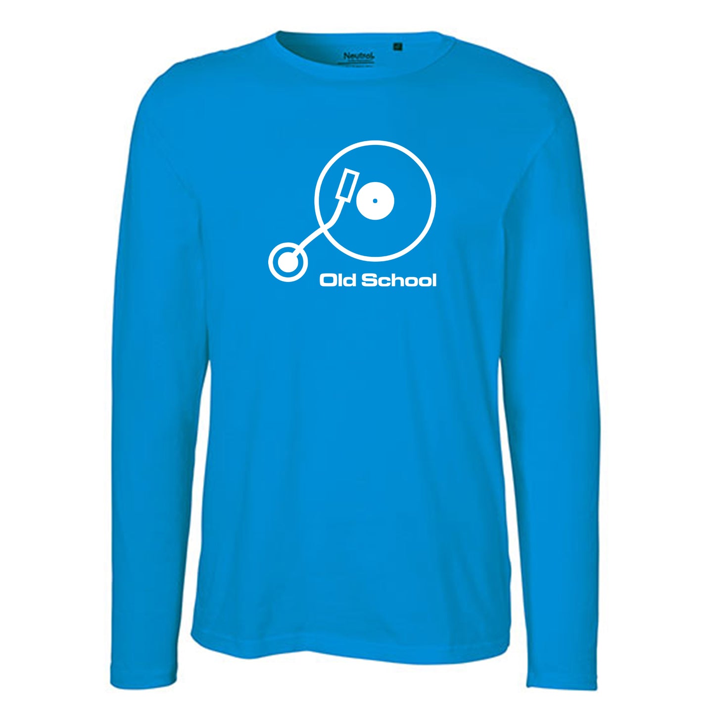 Kopie von Herren FairTrade Longsleeve Shirt | Motiv "Old School" | 100% Bio-Baumwolle und aus nachhaltiger Produktion | Größen S-3XL