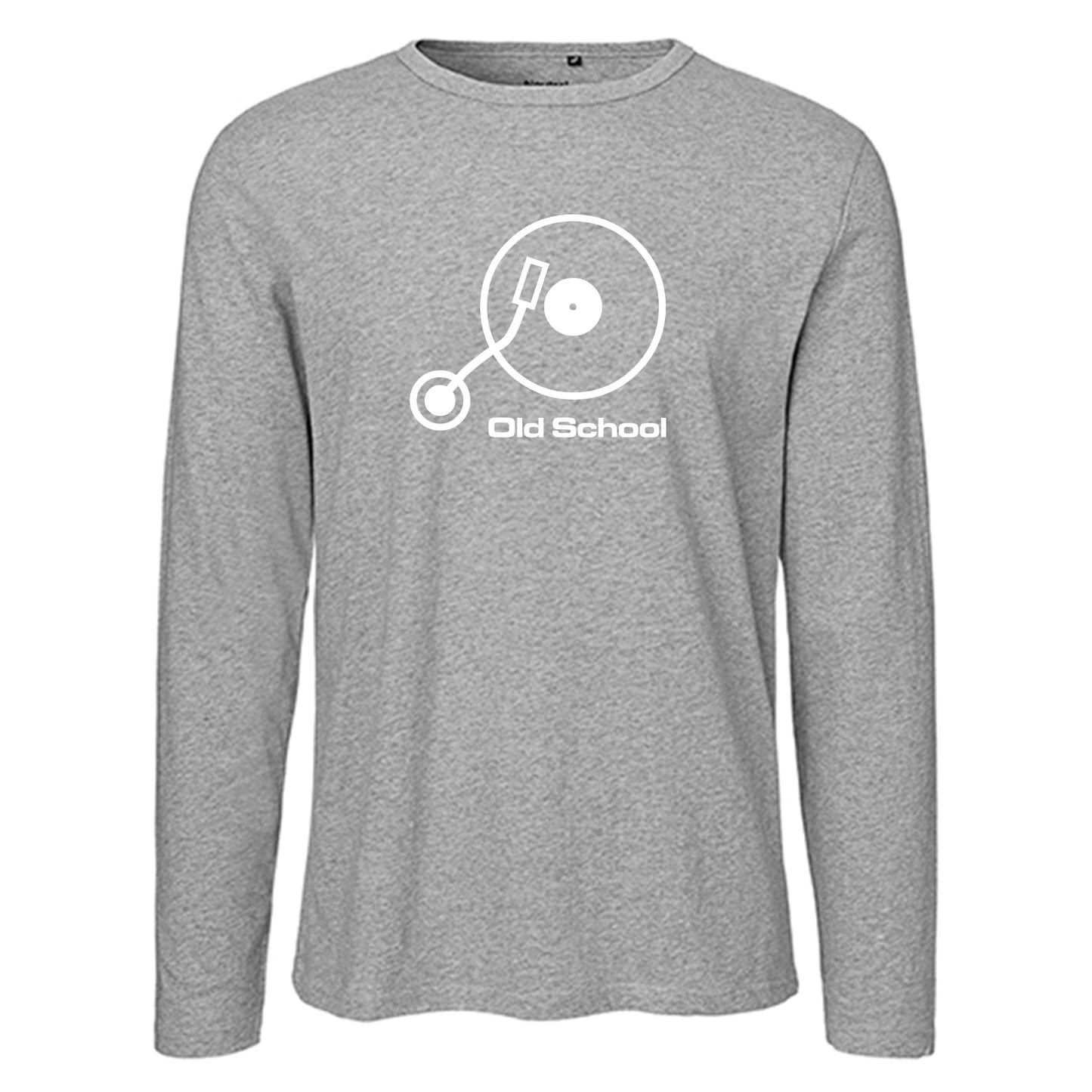Kopie von Herren FairTrade Longsleeve Shirt | Motiv "Old School" | 100% Bio-Baumwolle und aus nachhaltiger Produktion | Größen S-3XL
