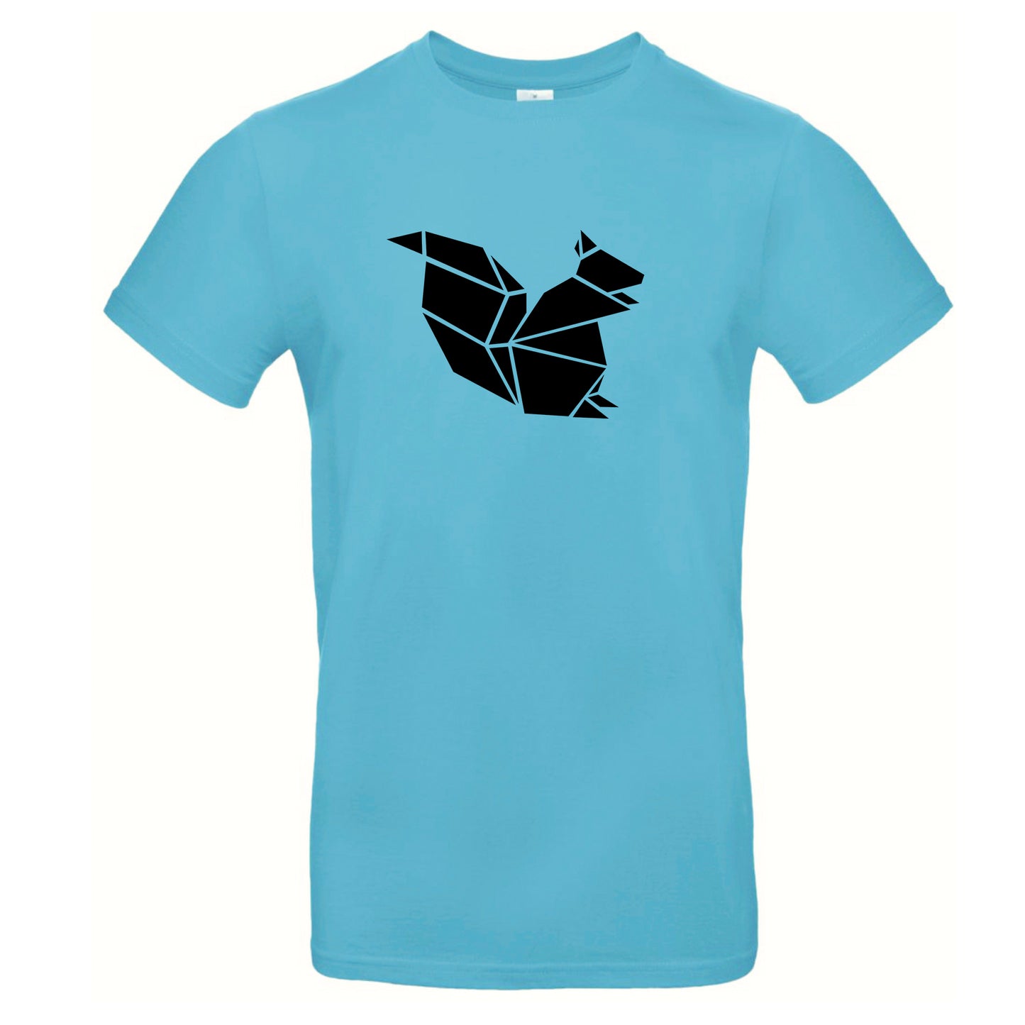 FairWear men's t-shirt 'squirrel origami' cotton