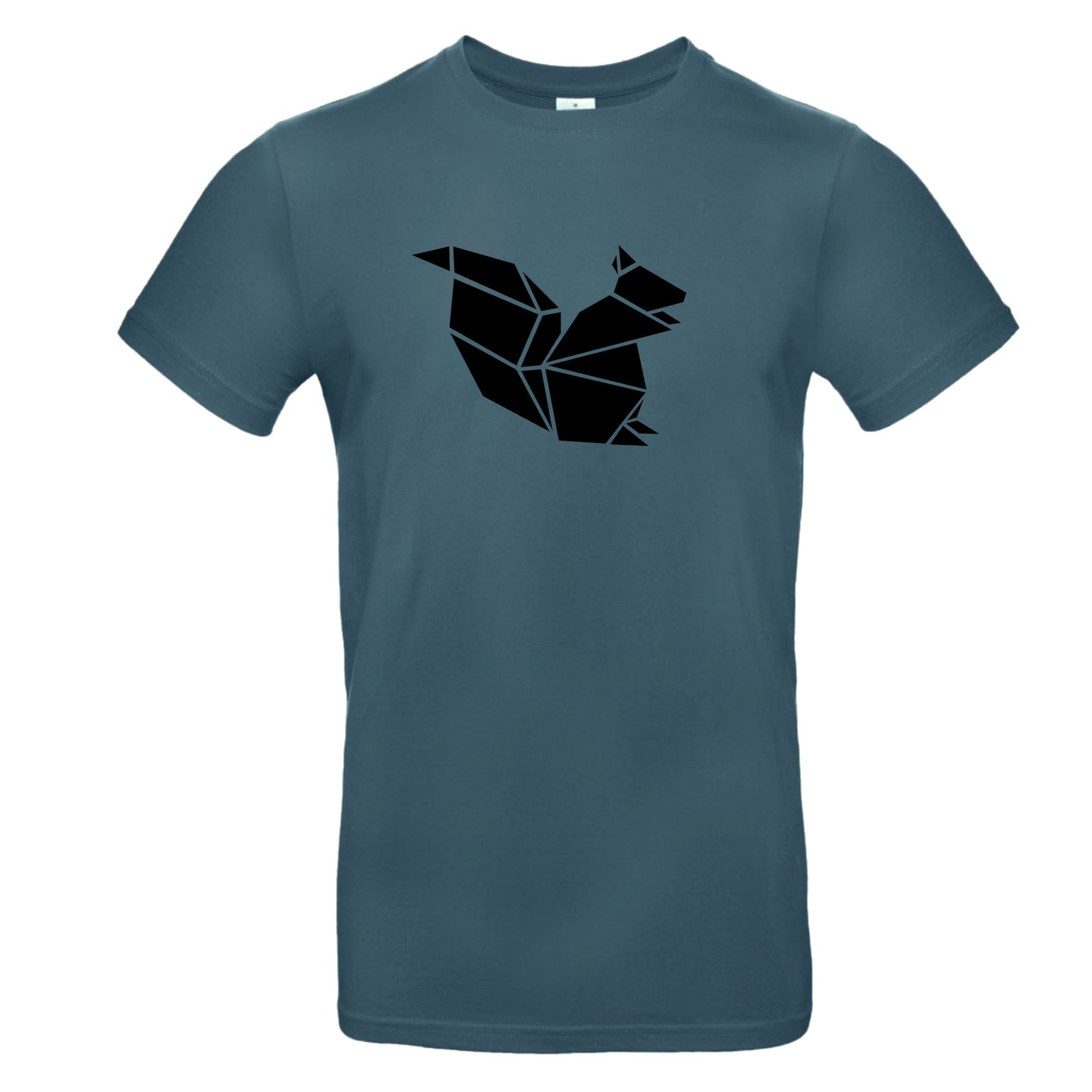FairWear men's t-shirt 'squirrel origami' cotton