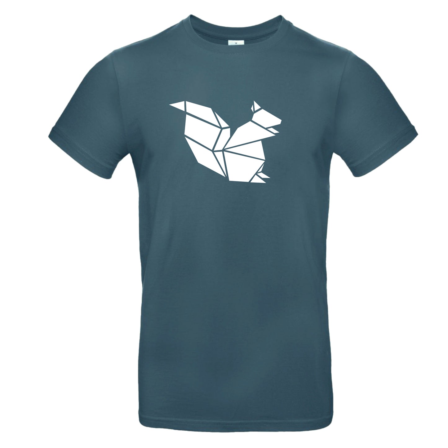 FairWear men's t-shirt 'squirrel origami' cotton