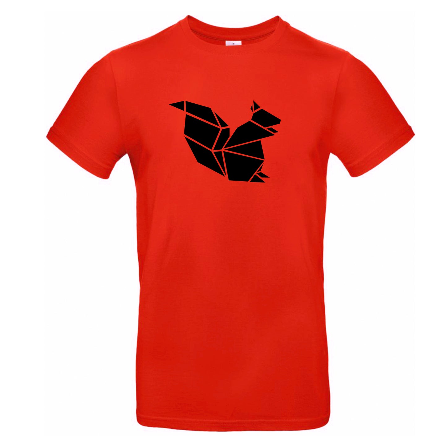 FairWear men's t-shirt 'squirrel origami' cotton