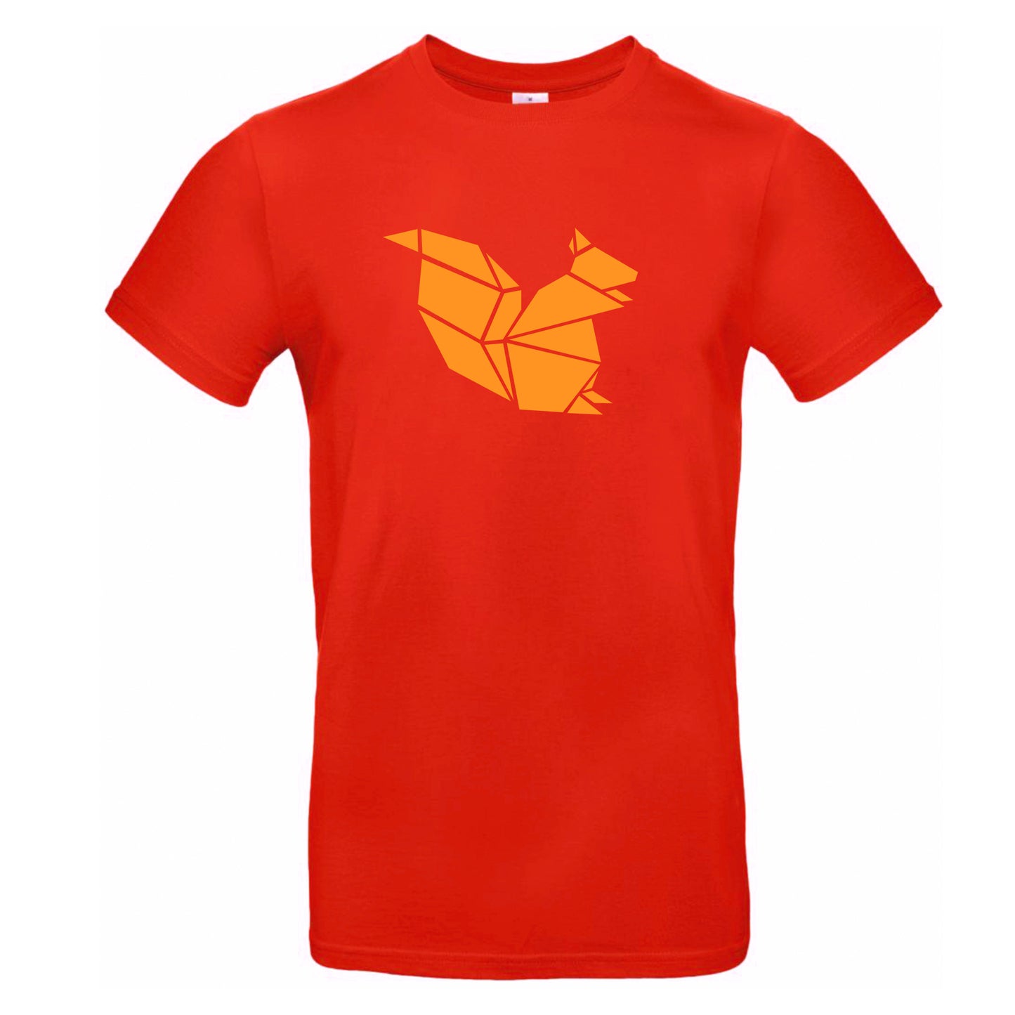 FairWear men's t-shirt 'squirrel origami' cotton