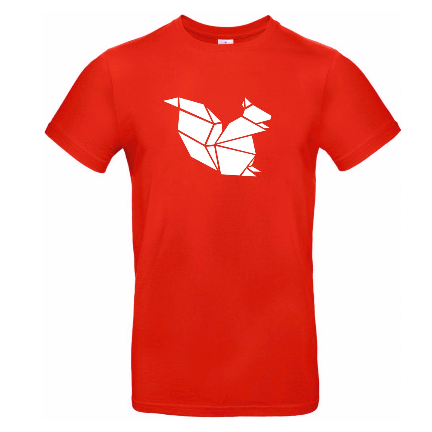 FairWear men's t-shirt 'squirrel origami' cotton
