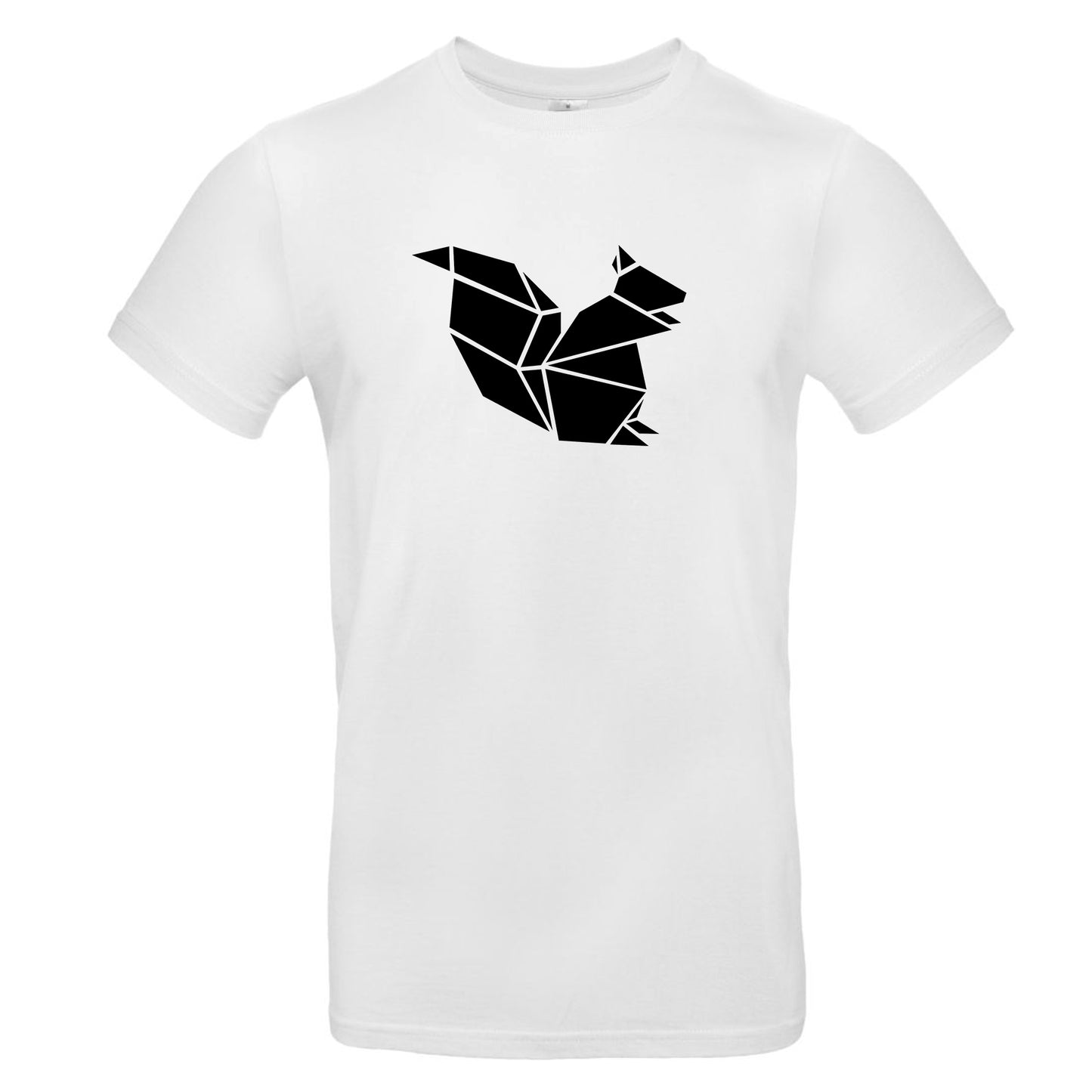 FairWear men's t-shirt 'squirrel origami' cotton
