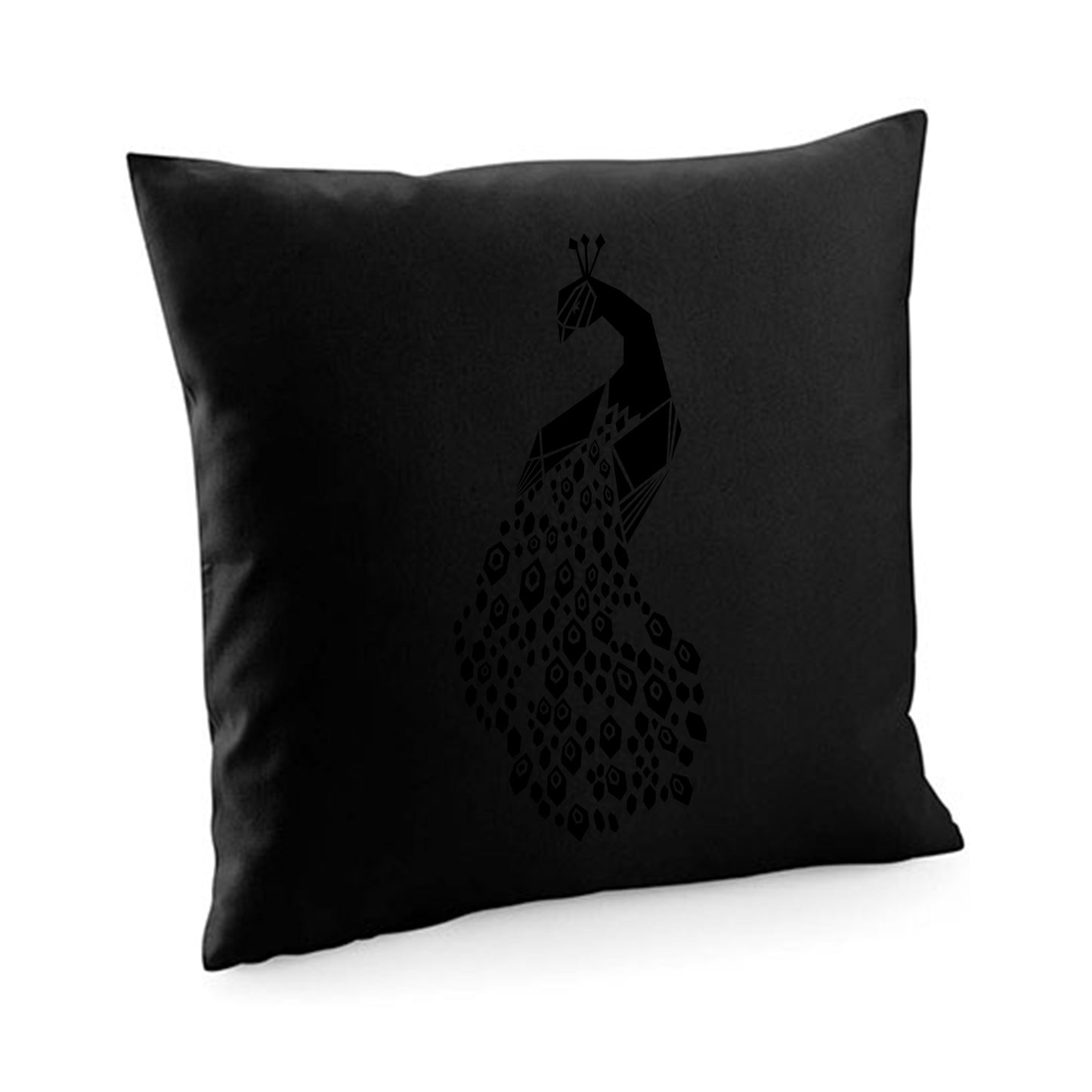 Kissenbezug / cushion cover / Motiv: Pfau origami