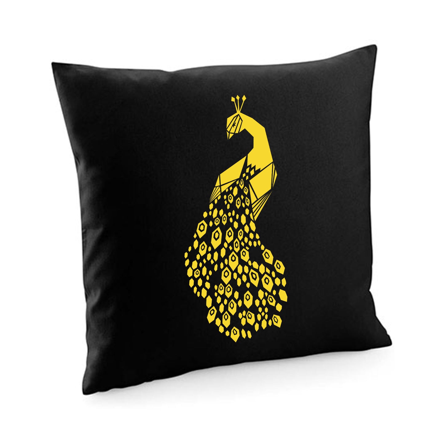 Kissenbezug / cushion cover / Motiv: Pfau origami