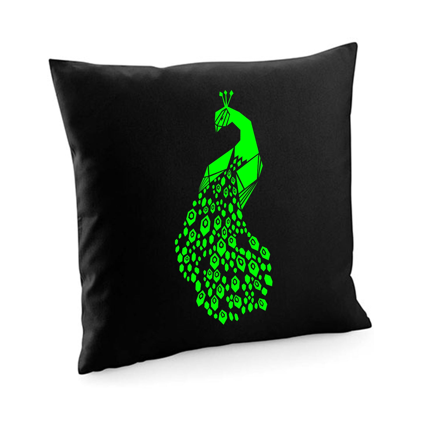 Kissenbezug / cushion cover / Motiv: Pfau origami
