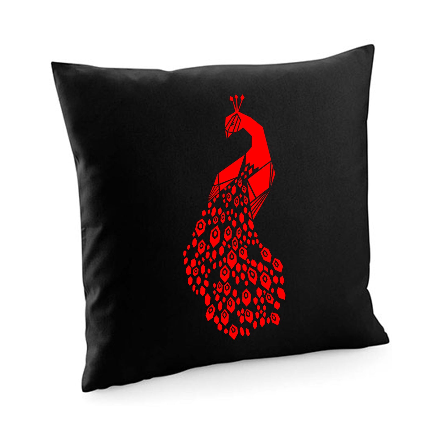 Kissenbezug / cushion cover / Motiv: Pfau origami