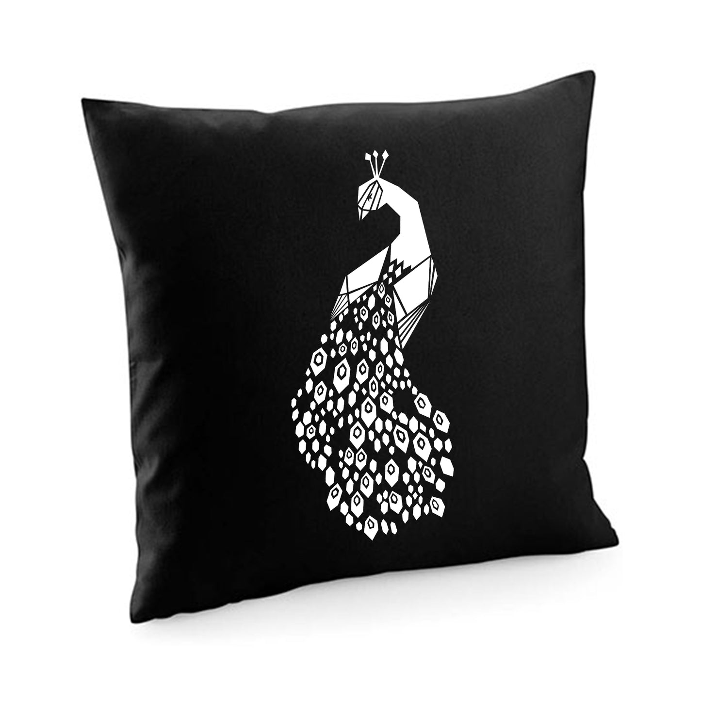 Kissenbezug / cushion cover / Motiv: Pfau origami