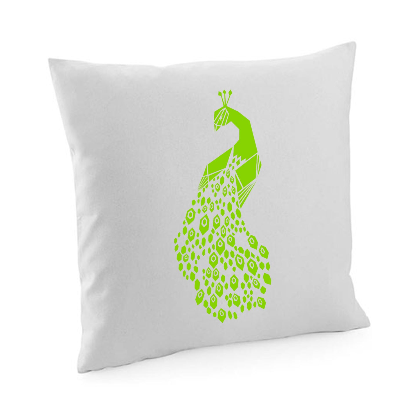 Kissenbezug / cushion cover / Motiv: Pfau origami