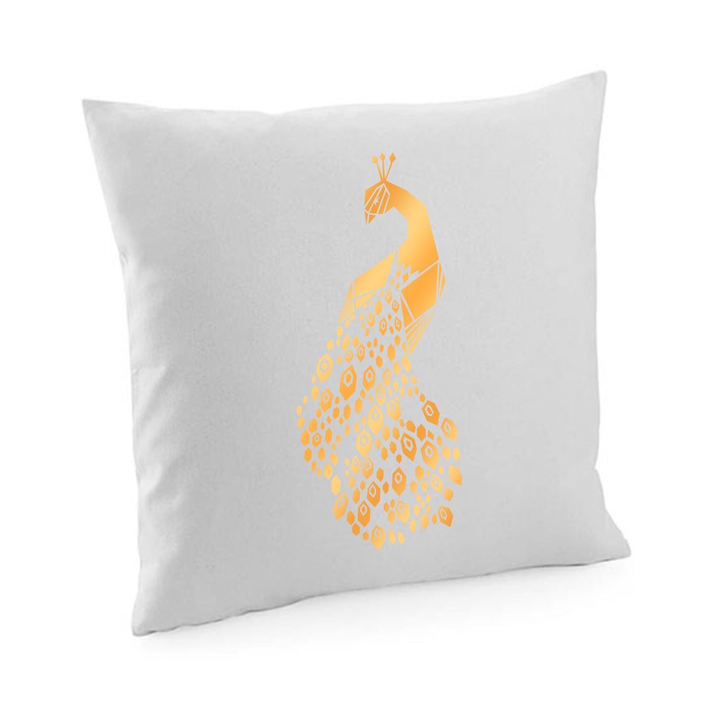 Kissenbezug / cushion cover / Motiv: Pfau origami
