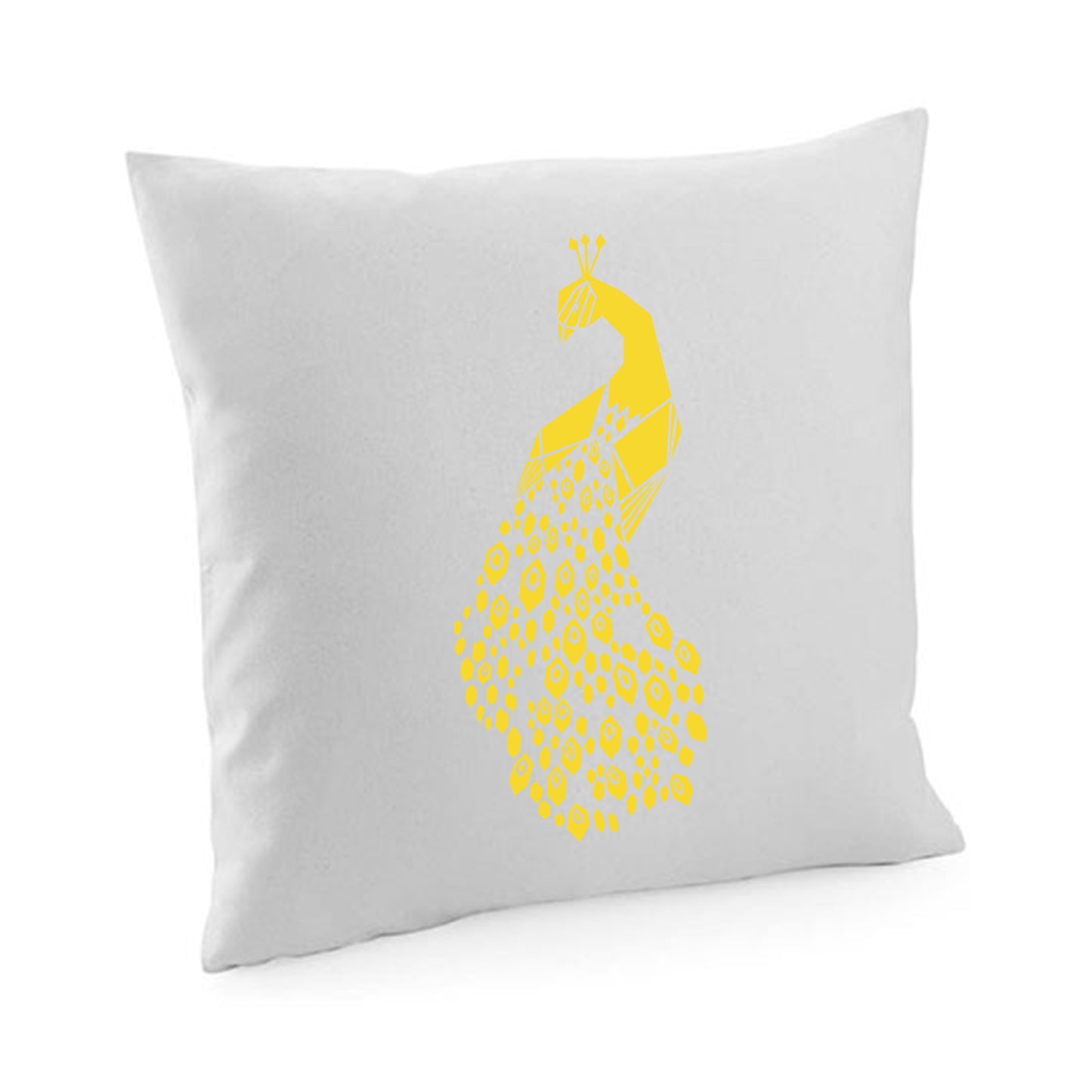 Kissenbezug / cushion cover / Motiv: Pfau origami