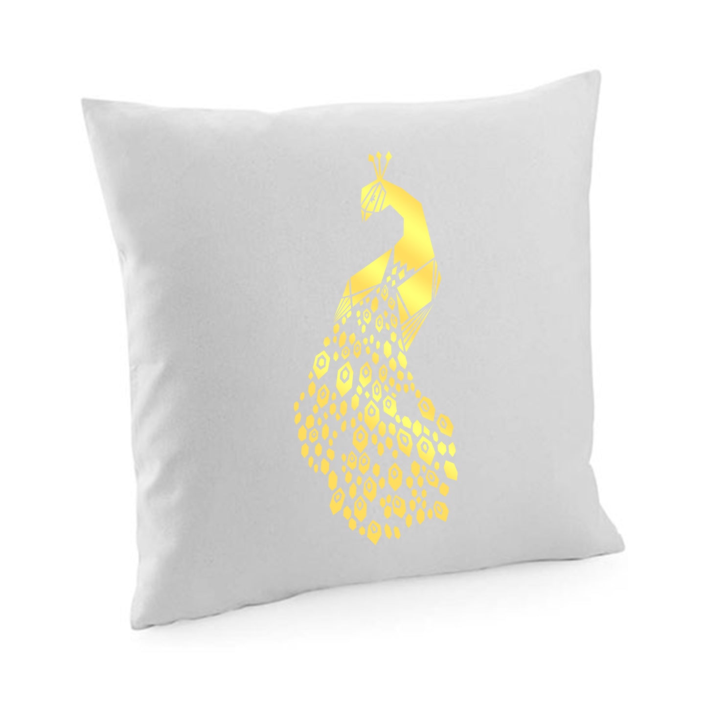 Kissenbezug / cushion cover / Motiv: Pfau origami