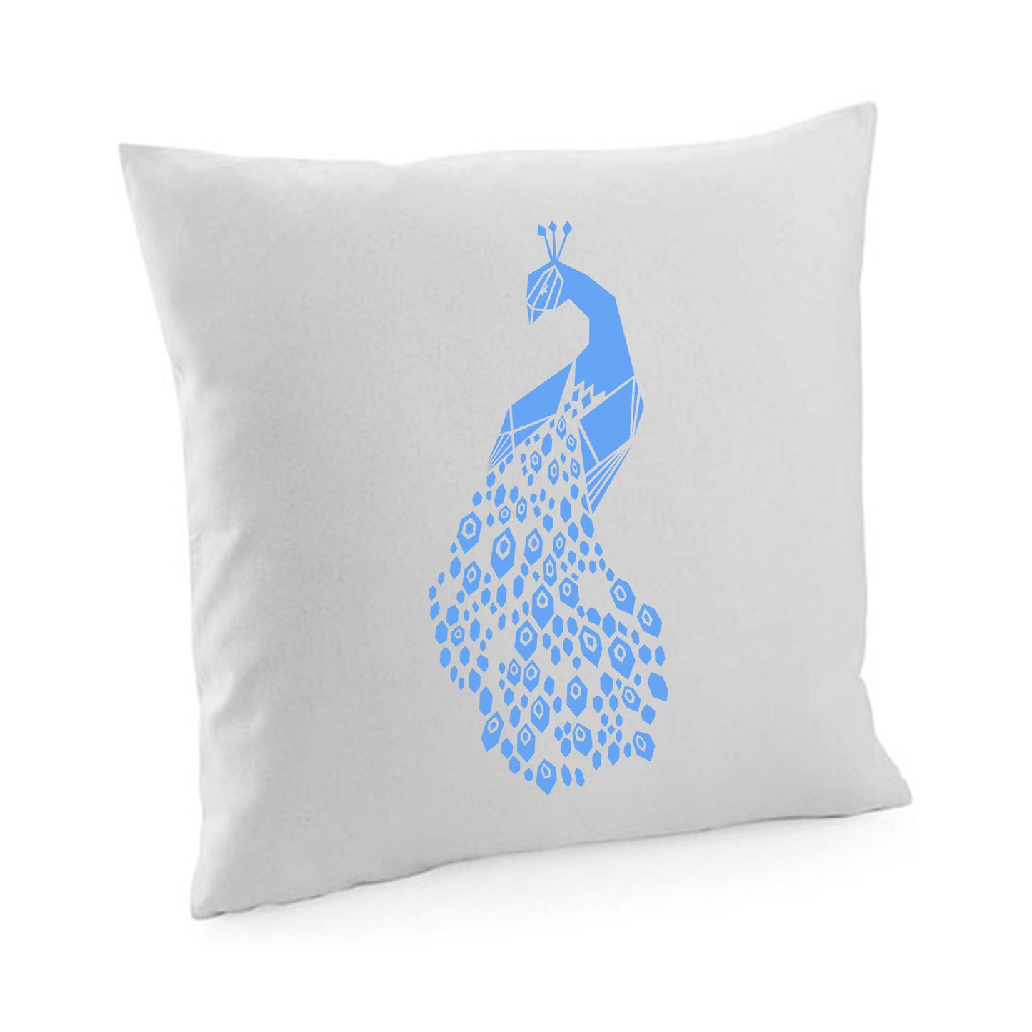 Kissenbezug / cushion cover / Motiv: Pfau origami