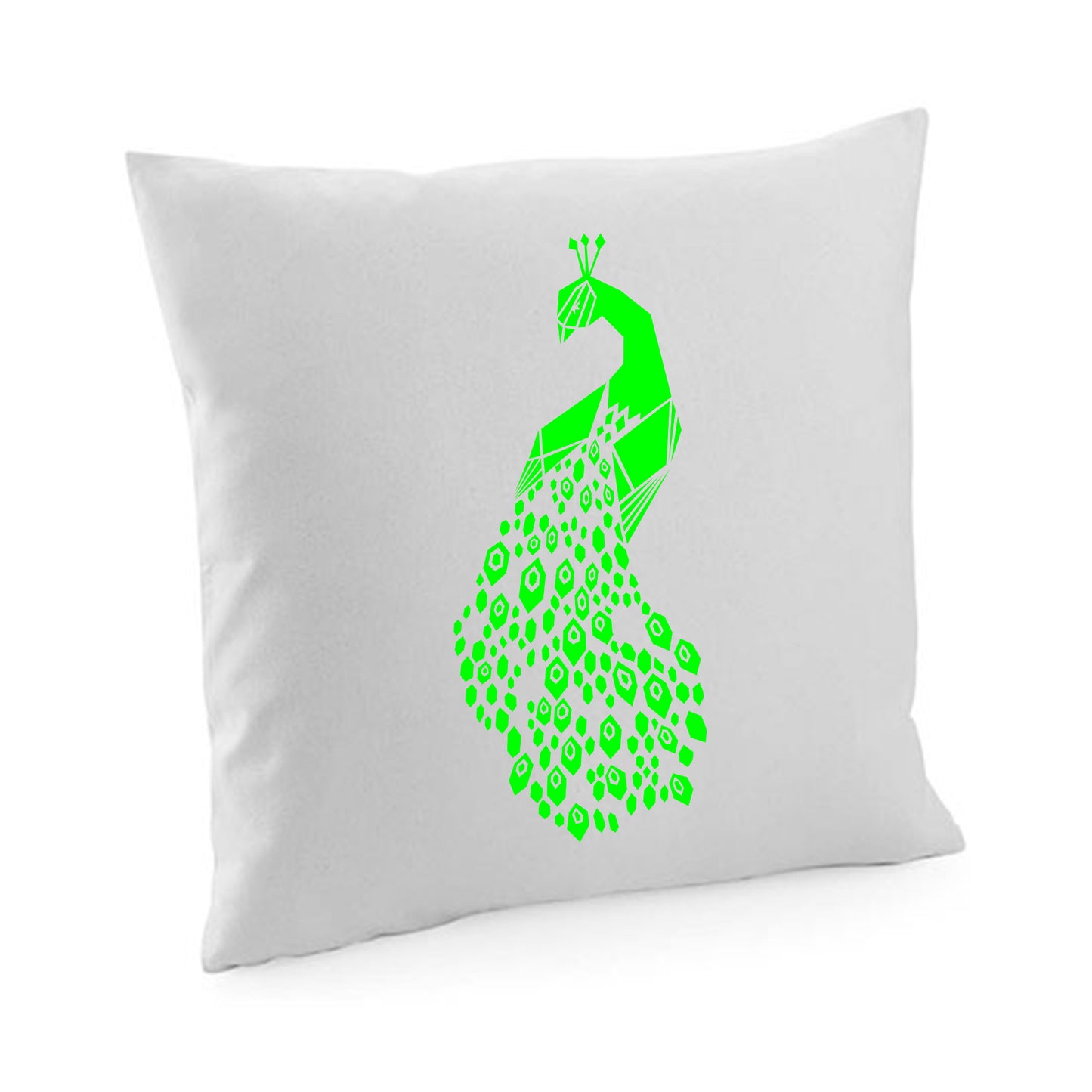 Kissenbezug / cushion cover / Motiv: Pfau origami