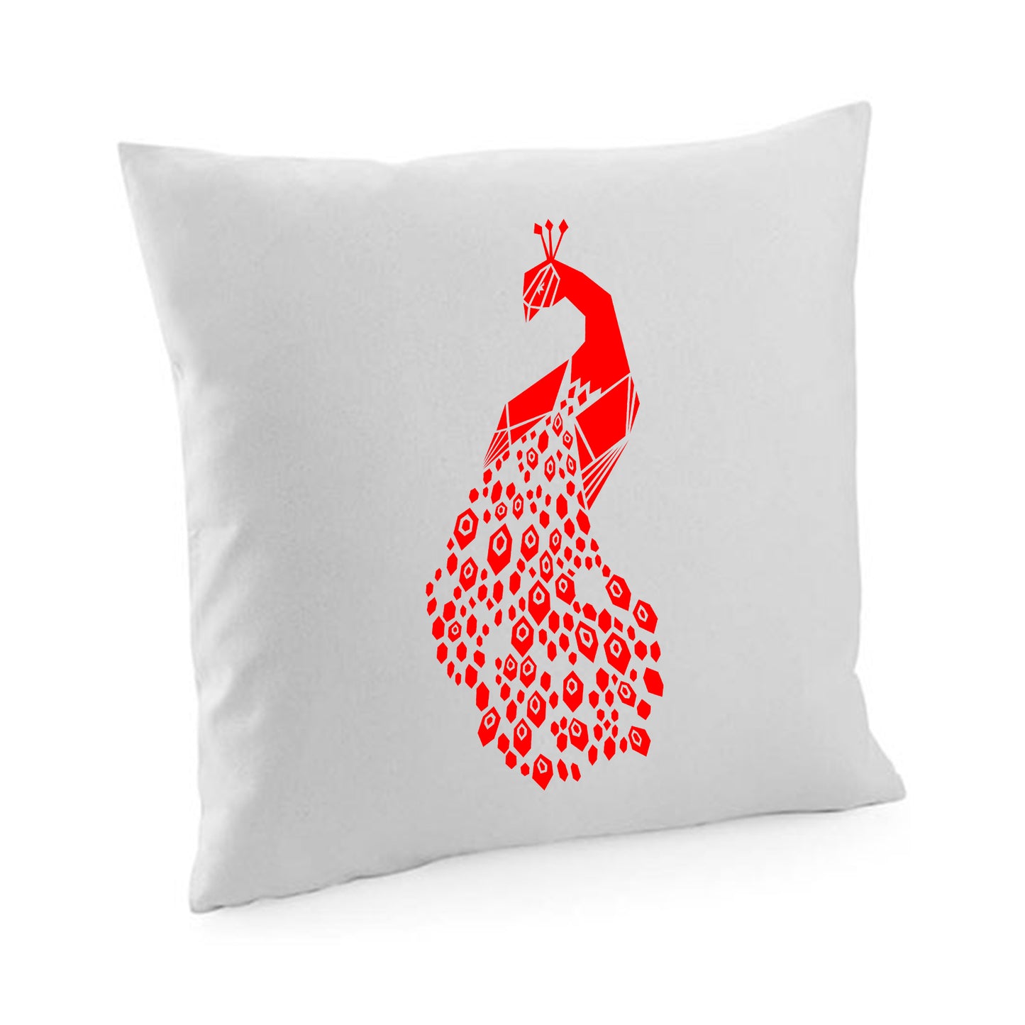Kissenbezug / cushion cover / Motiv: Pfau origami