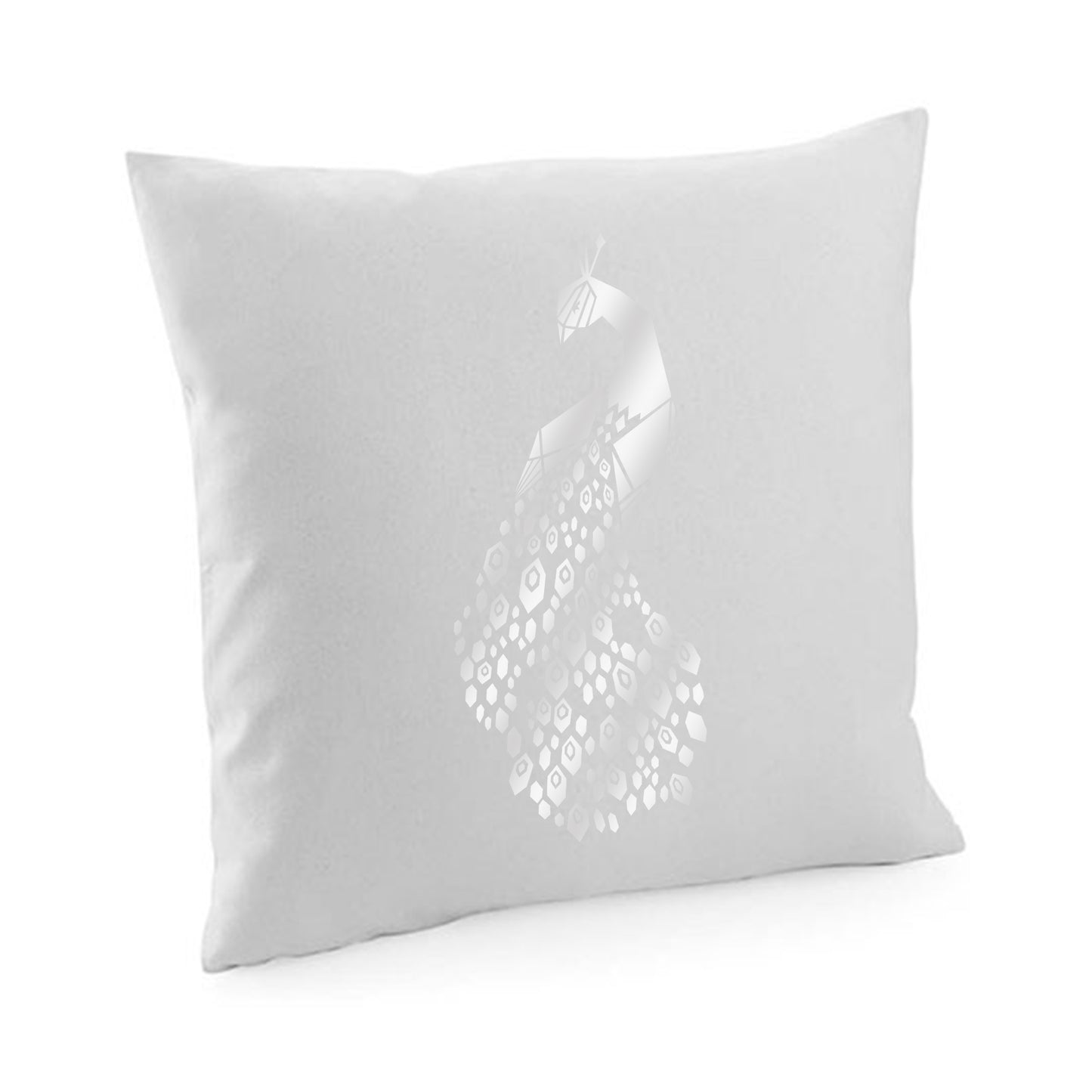 Kissenbezug / cushion cover / Motiv: Pfau origami