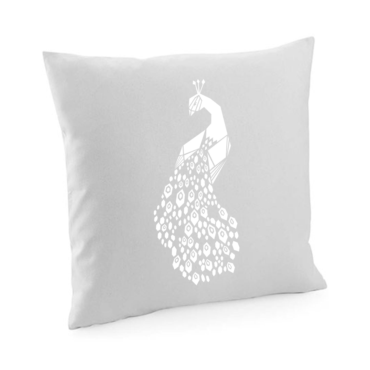 Kissenbezug / cushion cover / Motiv: Pfau origami