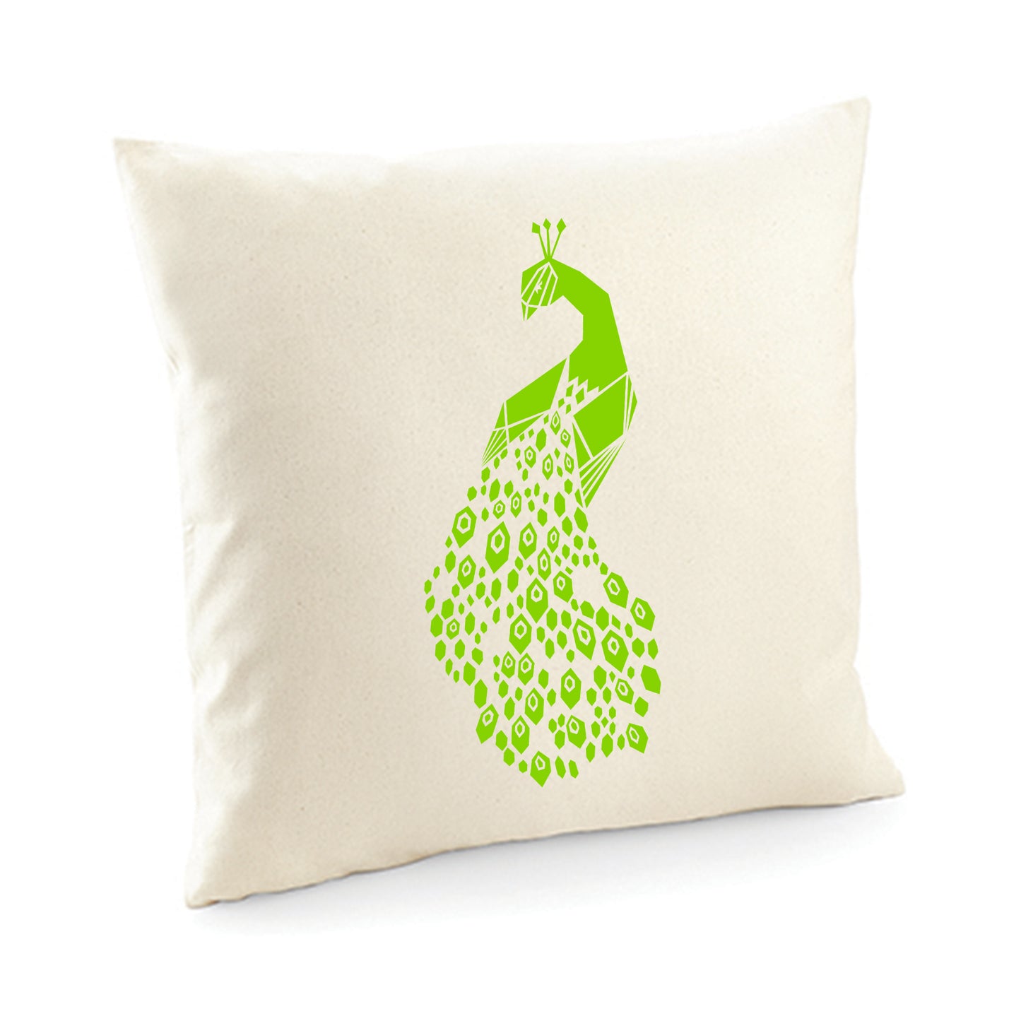 Kissenbezug / cushion cover / Motiv: Pfau origami