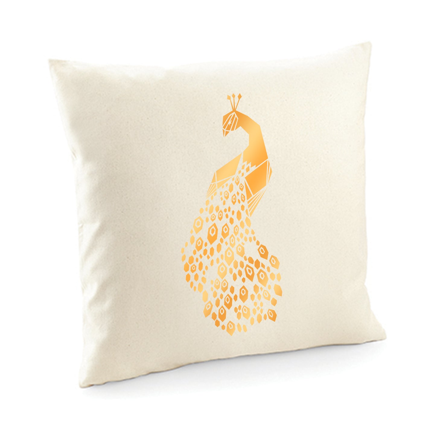 Kissenbezug / cushion cover / Motiv: Pfau origami