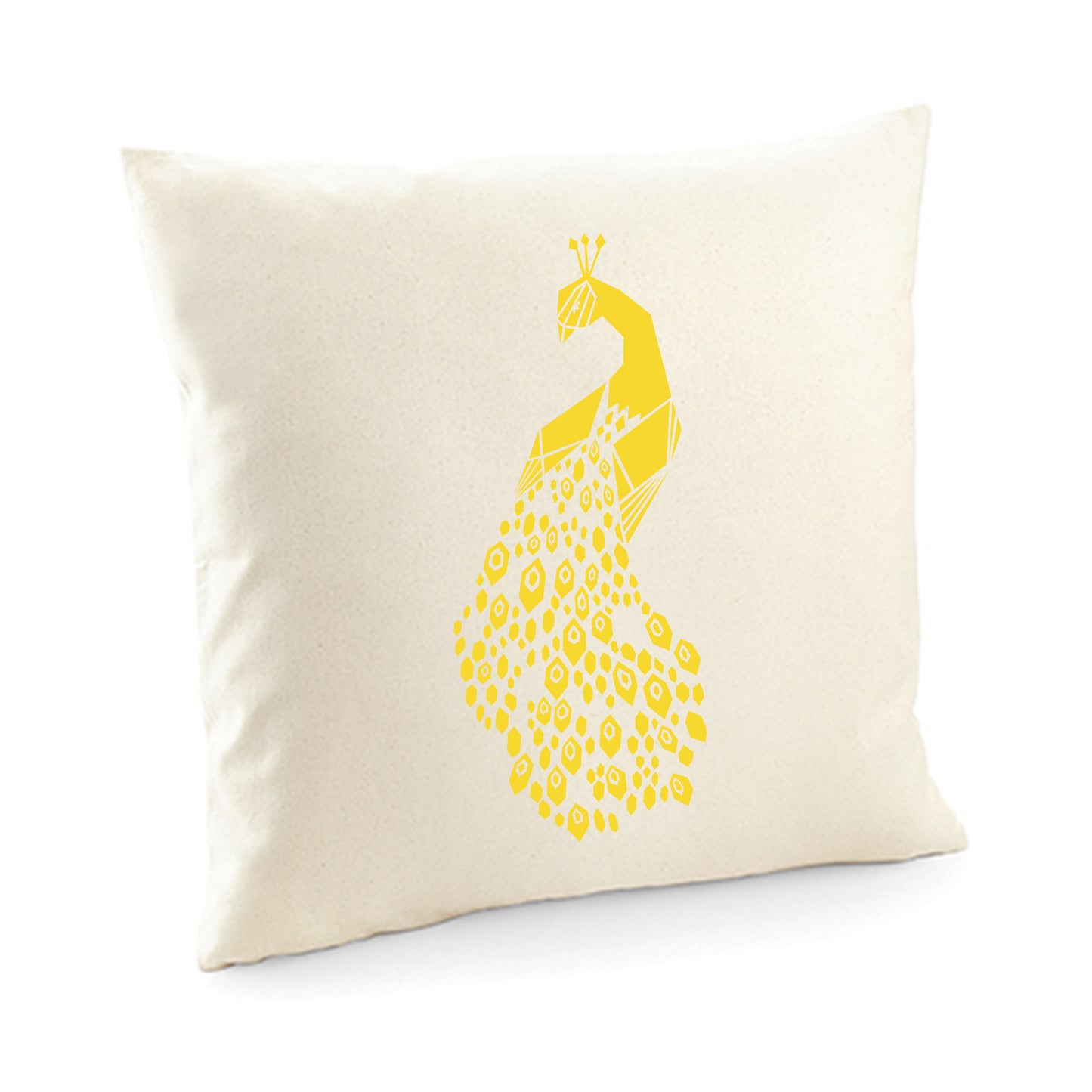 Kissenbezug / cushion cover / Motiv: Pfau origami
