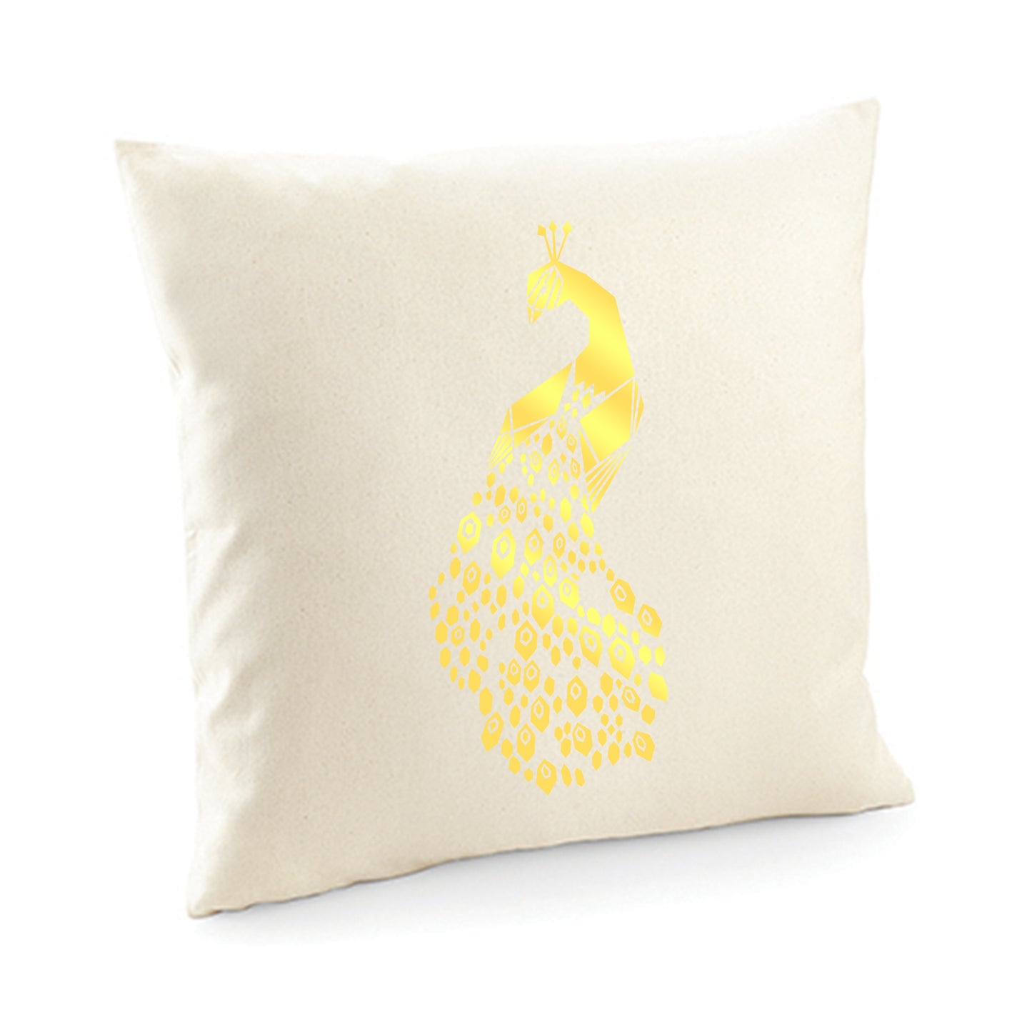 Kissenbezug / cushion cover / Motiv: Pfau origami